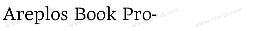Areplos Book Pro字体转换